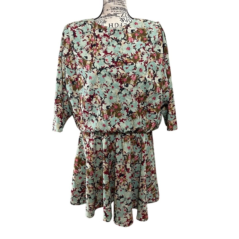 Zara Black‎ and Red Patterned Dress